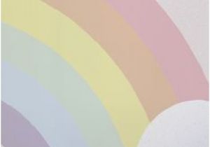 Pastel Rainbow Wall Mural Kids Wallpaper