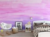 Pastel Rainbow Wall Mural Pastel Pink & Purple Watercolor Ombre Removable Wallpaper Cute