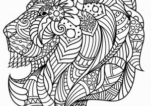 Pattern Coloring Pages Pdf Lion S Head with Plex and Beautiful Patterns From the