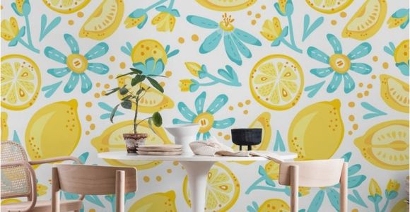 Patterns for Wall Murals Lemon Pattern White Wall Mural Wallpaper Patterns