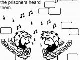 Paul and Silas In Jail Coloring Page Church House Collection Blog Paul and Silas In Jail