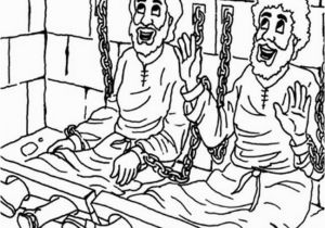 Paul and Silas In Jail Coloring Page Paul and Silas In Jail Free Coloring Page Coloring Home