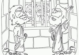 Paul and Silas In Jail Coloring Page Paul and Silas In Prison Coloring Page Coloring Home