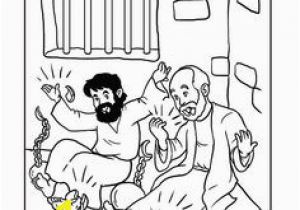 Paul and Silas In Prison Coloring Page 259 Best New T Paul & Prison Images In 2018