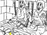 Paul and Silas In Prison Coloring Page 58 Best Paul and Silas Images On Pinterest