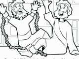 Paul and Silas In Prison Coloring Page Coloring Picture Of Paul and Silas In Jail 15 Linearts for Free