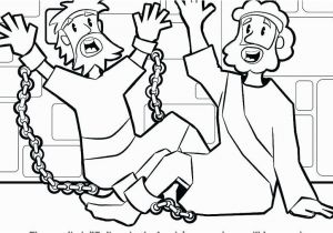 Paul and Silas In Prison Coloring Page Coloring Picture Of Paul and Silas In Jail 15 Linearts for Free