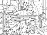 Paul and Silas In Prison Coloring Page Paul and Silas In the Earthquake In Jail