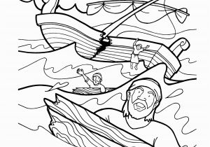 Paul and the Shipwreck Coloring Page Paulus Leidt Schipbreuk Children Church Crafts