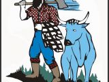 Paul Bunyan and Babe Coloring Page Paul Bunyan Wordsearch Crossword Puzzle and More