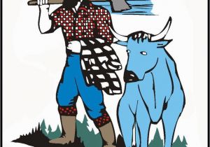 Paul Bunyan and Babe Coloring Page Paul Bunyan Wordsearch Crossword Puzzle and More
