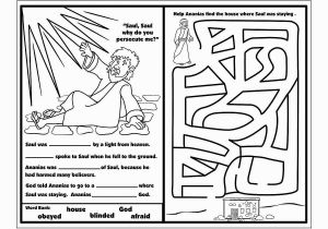 Paul On Damascus Road Coloring Page Coloring Pages Paul the Road to Damascus – Learning How