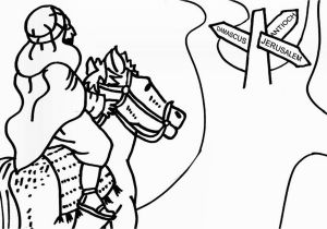 Paul On Damascus Road Coloring Page Saul Be Es Paul Coloring Pages at Getcolorings