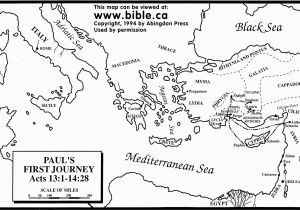 Paul S Second Missionary Journey Coloring Page Paul S First Missionary Journey Mystery Of History Volume