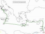 Paul S Second Missionary Journey Coloring Page St Paul S Fourth Missionary Journey Coloring Page