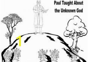 Paul Taught In athens Coloring Page 17 Best Apostle Paul athens Images