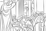 Paul Taught In athens Coloring Page Paul Preaching In athens Coloring Page