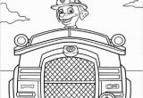 Paw Patrol Fire Truck Coloring Page Paw Patrol Fire Truck Coloring Pages