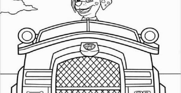 Paw Patrol Fire Truck Coloring Page Paw Patrol Fire Truck Coloring Pages