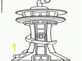Paw Patrol Lookout tower Printable Coloring Page Paw Patrol Lookout tower Coloring Page 2019 Open