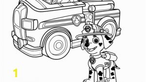 Paw Patrol Marshall Fire Truck Coloring Page 1499 Fire Truck Free Clipart 9