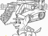 Paw Patrol Ultimate Rescue Coloring Pages Rubble His Construction Truck and Chase