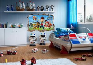 Paw Patrol Wall Mural Paw Patrol Smashed Super Mario Ninja 3d Wall Decal Removable Vinyl