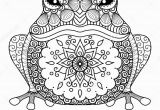 Peace Frog Coloring Pages Hand Drawn Zentangle Frog for Coloring Book for Adult Shirt Design