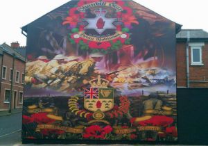 Peace Wall Belfast Murals Loyalist Mural Woodvale Belfast In Loving Memory