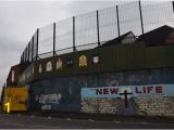 Peace Wall Belfast Murals Peace Wall Gate Picture Of Paddy Campbell S Belfast Famous