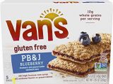 Peanut butter and Jelly Coloring Pages Van S Simply Delicious Gluten Free Sandwich Bars Blueberry & Peanut butter 5 Count