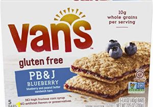 Peanut butter and Jelly Coloring Pages Van S Simply Delicious Gluten Free Sandwich Bars Blueberry & Peanut butter 5 Count