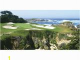 Pebble Beach Golf Wall Mural Biggies Wall Mural 60" X 120" Pebble Beach Item