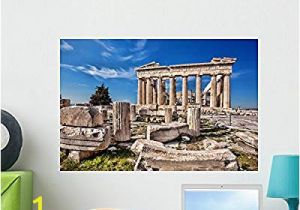 Peel and Stick Wall Murals Amazon Wallmonkeys Wm Parthenon Temple On the Acropolis In athens Peel and Stick Wall Decals 24 In W X 16 In H Medium