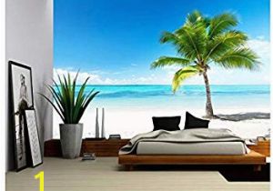 Peel and Stick Wall Murals Beach Tropical Ocean Peel & Stick Canvas Wall Mural 10 1 2 Feet Wide X 8