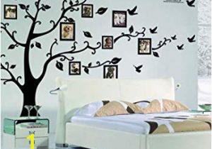 Peelable Wall Murals X Diy Family Tree Wall Art Stickers Removable Vinyl Black