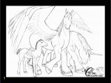 Pegasus Unicorn Coloring Page Pegasus Family Line Art by Candrenceviantart On