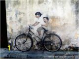 Penang Wall Mural Map Penang Street Art Location Map Wall Painting S