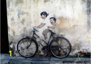 Penang Wall Mural Map Penang Street Art Location Map Wall Painting S