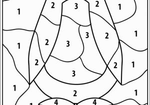 Penguin Coloring Pages Pdf Color by Numbers Penguin Easy Kinderland Collaborative
