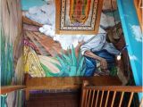 Penn State Mural Walk Down Stairs to Access Restaurant Nice Murals Art Picture