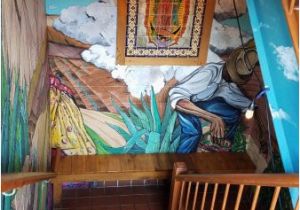 Penn State Mural Walk Down Stairs to Access Restaurant Nice Murals Art Picture