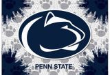 Penn State Wall Mural Penn State Nittany Lions 24" X 32" Printed Canvas Art
