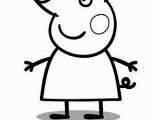 Peppa Pig Christmas Coloring Pages Peppa Pig Template for Birthday Cake