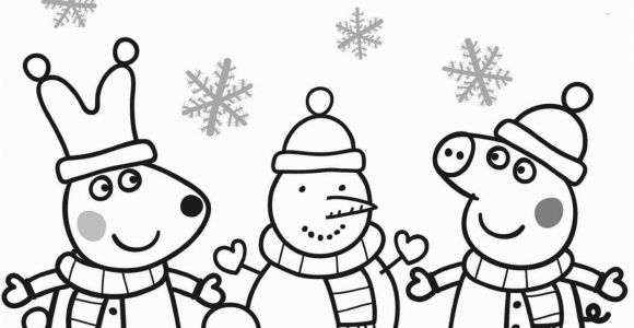 Peppa Pig Christmas Coloring Pages Pin On Best Cartoon Coloring