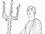 Percy Jackson Coloring Pages Poseidon S son Coloring Pages Hellokids