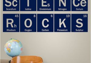 Periodic Table Wall Mural Science Rocks Periodic Vinyl Decal Science Wall Decal