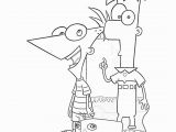 Perry the Platypus Phineas and Ferb Coloring Pages Free Printable Perry the Platypus Coloring Pages for Kids