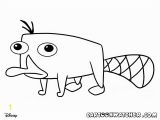 Perry the Platypus Phineas and Ferb Coloring Pages Pics Perry the Platypus Coloring Home