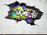 Personalised Graffiti Wall Mural Decals Mural Wall Covering Custom Wall Mural Custom Wall